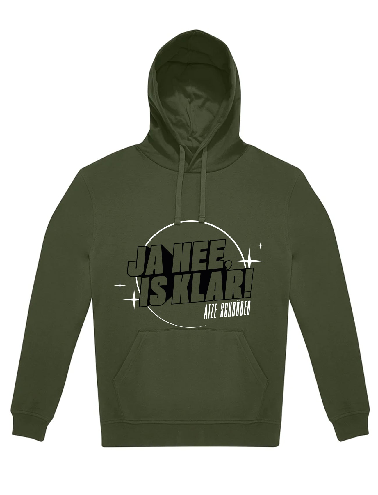 Hoodie Unisex - Ja Nee, Is Klar! - Urban Khaki